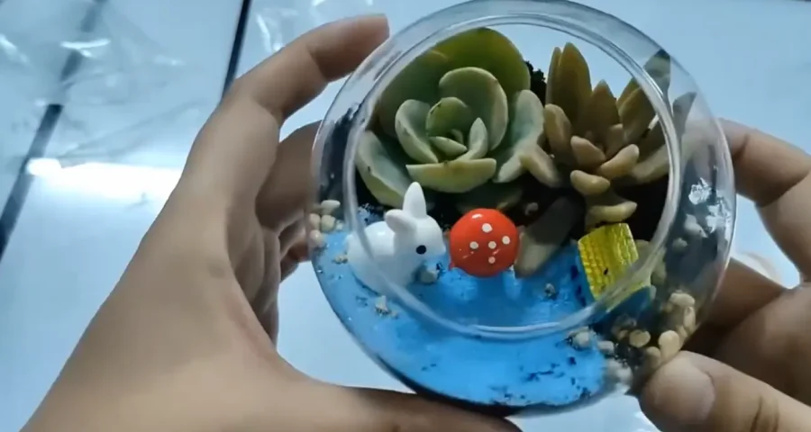 how to make a glass terrarium for home decor