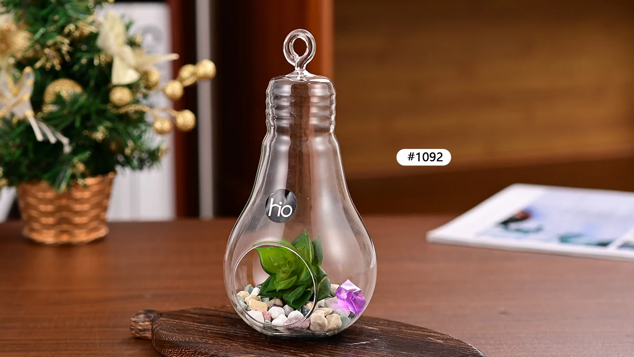 Glass Bulb Terrarium
